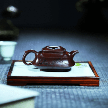 Full Handmade Yixing Zisha Teapot [Zui Mei] (Zi Jia Ni – 200ml)