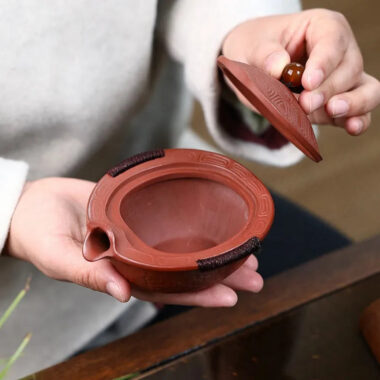 Handmade Yixing Zisha Hand-Grab Pot / Teapot [Wealthy] (Dahongpao – 150ml)