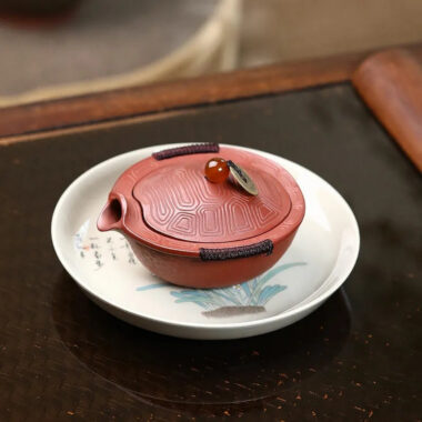 Handmade Yixing Zisha Hand-Grab Pot / Teapot [Wealthy] (Dahongpao – 150ml)