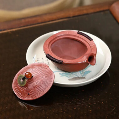 Handmade Yixing Zisha Hand-Grab Pot / Teapot [Wealthy] (Dahongpao – 150ml)