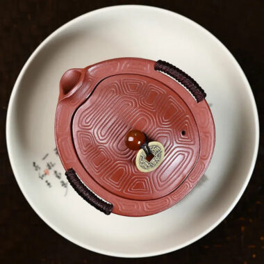 Handmade Yixing Zisha Hand-Grab Pot / Teapot [Wealthy] (Dahongpao – 150ml)