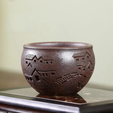 Handmade Yixing Zisha Master Tea Cup Gift Set [Spring of Jiangnan]