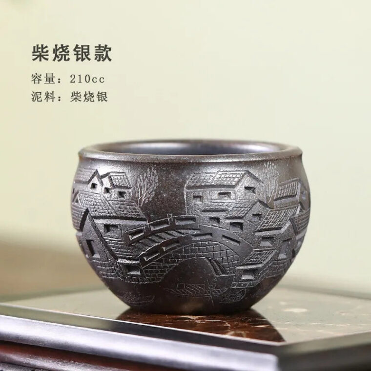 Handmade Yixing Zisha Master Tea Cup Gift Set [Spring of Jiangnan]