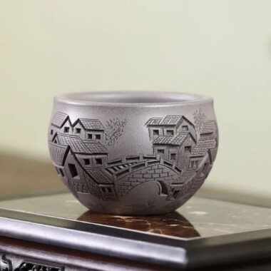 Handmade Yixing Zisha Master Tea Cup Gift Set [Spring of Jiangnan]