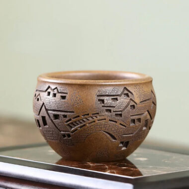 Handmade Yixing Zisha Master Tea Cup Gift Set [Spring of Jiangnan]