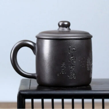 Handmade Yixing Zisha Tea Mug [Yi Jiangnan] (Shi Huang – 400ml)