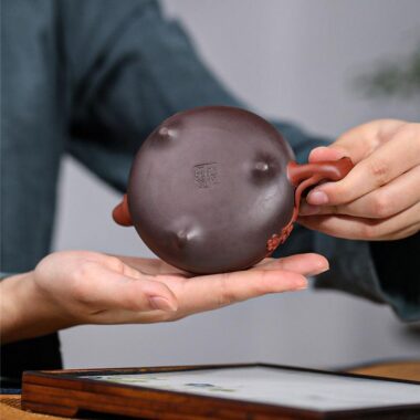 Handmade Yixing Zisha Teapot [Three Friends of Winter] (Zi Ni – 220ml)