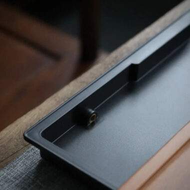 Heavy Bamboo Tea Tray [Ya-Su Chuang] Drawer Storage / Pipe Drainage