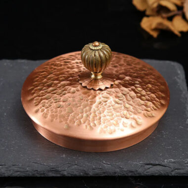 Luxury [Cylindrical Hammer Pattern] Copper Kettle 1.8L