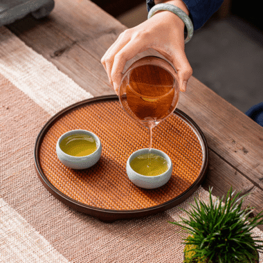 Retro Bamboo Tea Tray