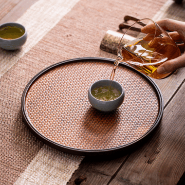 Retro Bamboo Tea Tray