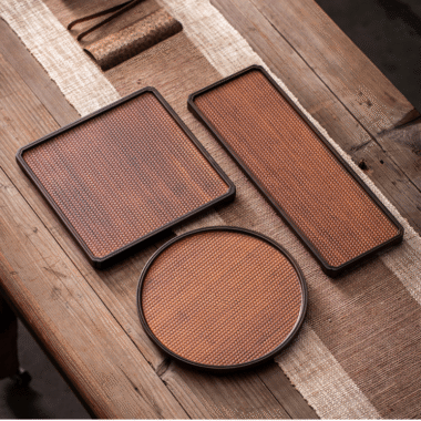 Retro Bamboo Tea Tray
