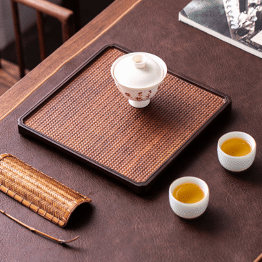 Retro Bamboo Tea Tray