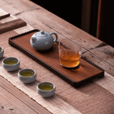 Retro Bamboo Tea Tray