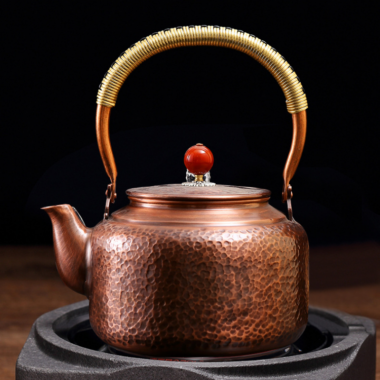 Retro Copper [Barrel Hammer Pattern] Kettle 1.4L