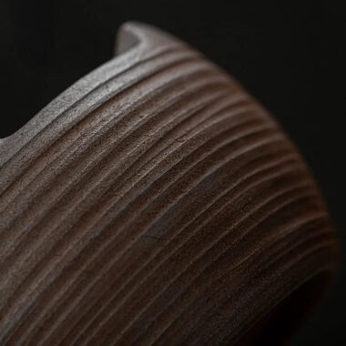 Retro Gilded Coarse Ceramic Candle Burner Tea Warmer [Drum]