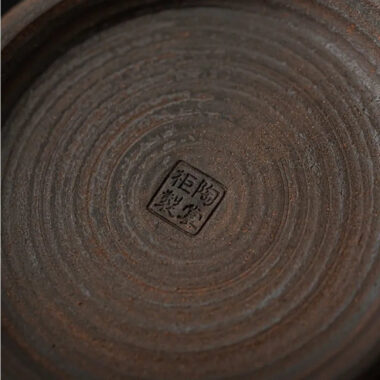 Retro Gilded Coarse Ceramic Candle Burner Tea Warmer [Drum]