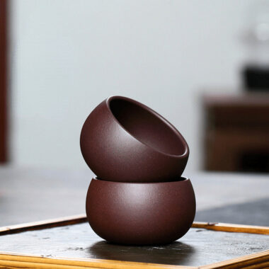 Yixing Zisha Tea Cup [Round Cup] (Zi Ni – 80ml)