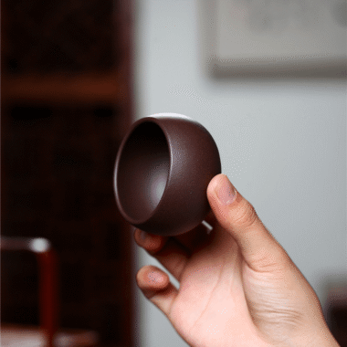 Yixing Zisha Tea Cup [Round Cup] (Zi Ni – 80ml)