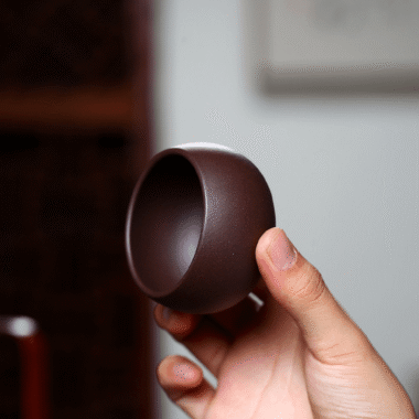 Yixing Zisha Tea Cup [Round Cup] (Zi Ni – 80ml)