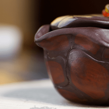 Yixing Zisha Hand-Grab Pot / Teapot [Wealthy] (Zi Ni – 300ml)