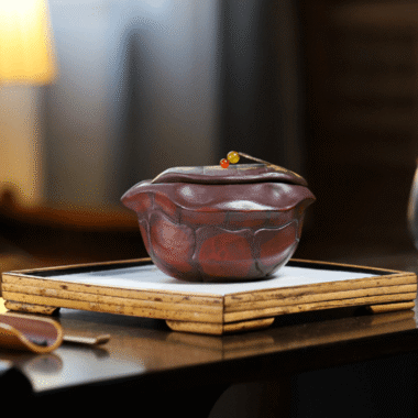 Yixing Zisha Hand-Grab Pot / Teapot [Wealthy] (Zi Ni – 300ml)