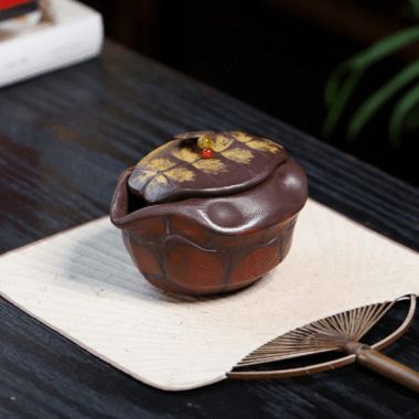 Yixing Zisha Hand-Grab Pot / Teapot [Wealthy] (Zi Ni – 300ml)