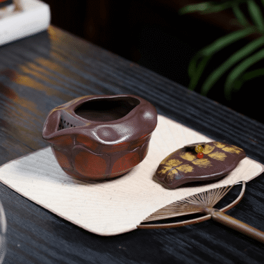Yixing Zisha Hand-Grab Pot / Teapot [Wealthy] (Zi Ni – 300ml)