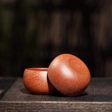 Yixing Zisha Tea Cup [Hei Jin Sha / Long Xue Sha] 40ml