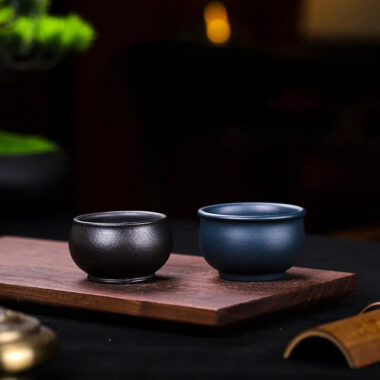 Yixing Zisha Tea Cup [Tian Qing Ni 100ml / Shi Huang 80ml]