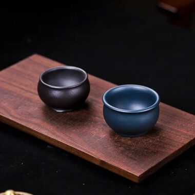 Yixing Zisha Tea Cup [Tian Qing Ni 100ml / Shi Huang 80ml]