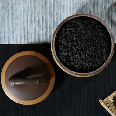 Yixing Zisha Tea Jar Tea Caddy [Four Seasons Shanshui]