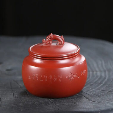 Yixing Zisha Tea Jar Tea Caddy [Jingguan Qinghe]