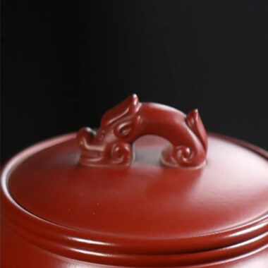 Yixing Zisha Tea Jar Tea Caddy [Jingguan Qinghe]