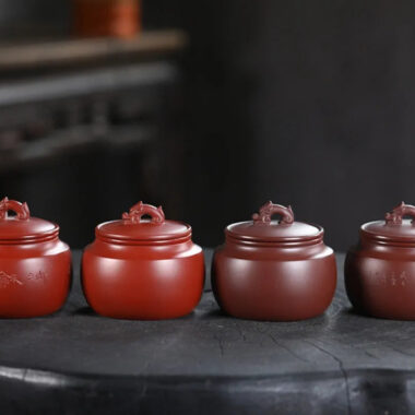 Yixing Zisha Tea Jar Tea Caddy [Jingguan Qinghe]