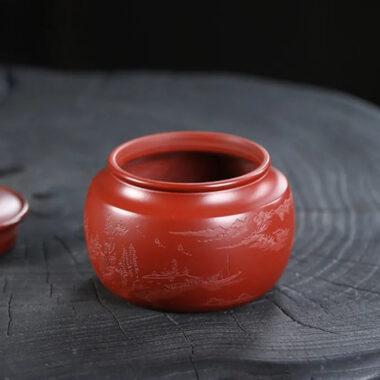 Yixing Zisha Tea Jar Tea Caddy [Jingguan Qinghe]
