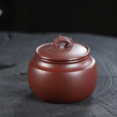 Yixing Zisha Tea Jar Tea Caddy [Jingguan Qinghe]