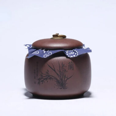 Yixing Zisha Tea Jar Tea Caddy [Plum·Orchid·Bamboo·Chrysanthemum]
