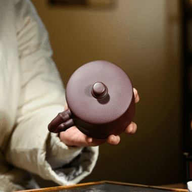 Yixing Zisha Tea Mug [Bamboo] (Zi Ni – 300ml)