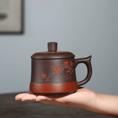 Yixing Zisha Tea Mug [Dark Fragrance] (Zi Ni – 450ml)