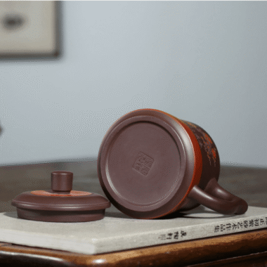 Yixing Zisha Tea Mug [Dark Fragrance] (Zi Ni – 450ml)