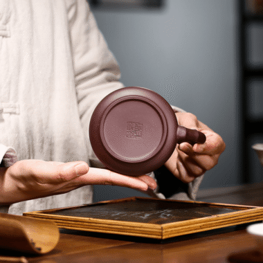 Yixing Zisha Tea Mug [Good Luck & Fortune] (Zi Ni – 420ml)