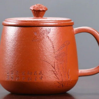 Yixing Zisha Tea Mug [Lotus Seed] 380ml