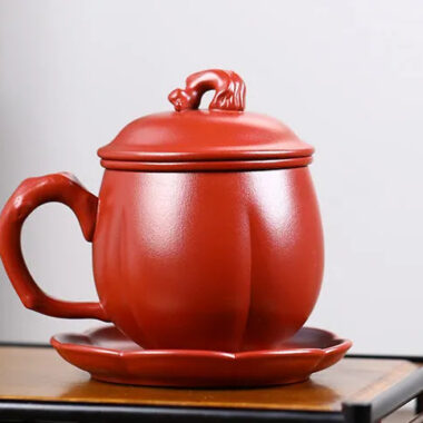 Yixing Zisha Tea Mug with Filter [An Xiang] 300ml