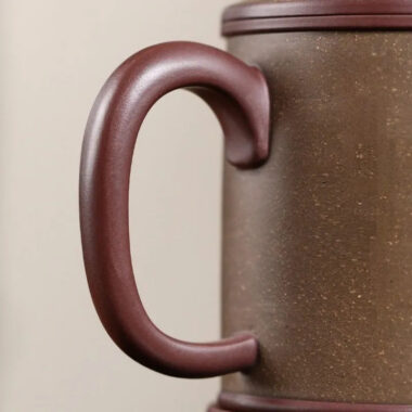 Yixing Zisha Tea Mug with Filter [Wu Wang Chu Xin] (Duan Ni / Zi Ni – 475ml)