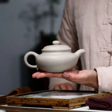Yixing Zisha Teapot [Antique Pot] (Bai Duan Ni – 300ml)
