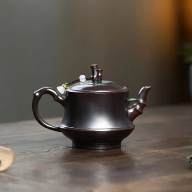 Yixing Zisha Teapot [Bamboo] (Gu Wu Huanyuan – 260ml)