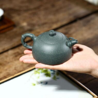 Yixing Zisha Teapot [Bamboo Half Moon] (Lu Ni – 160ml)