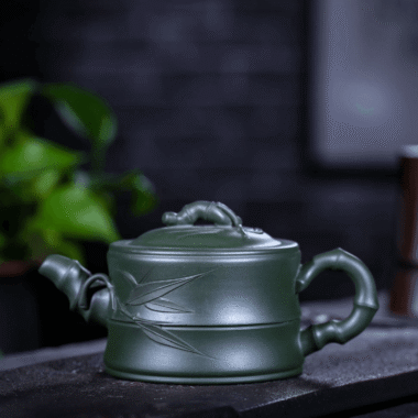 Yixing Zisha Teapot [Bamboo] (Lu Ni – 250ml)