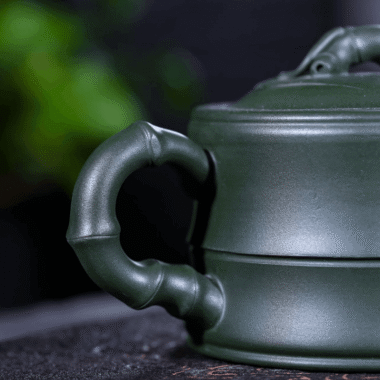 Yixing Zisha Teapot [Bamboo] (Lu Ni – 250ml)